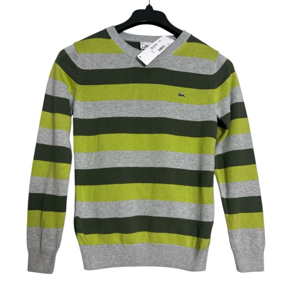 Lacoste Striped Cotton Sweater